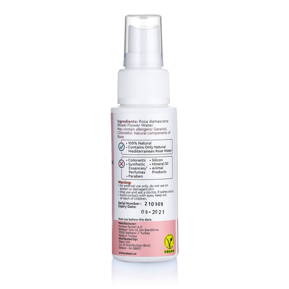 OTACI Rose Passion 100 % Natural Rose Water Hydrating Face Mist