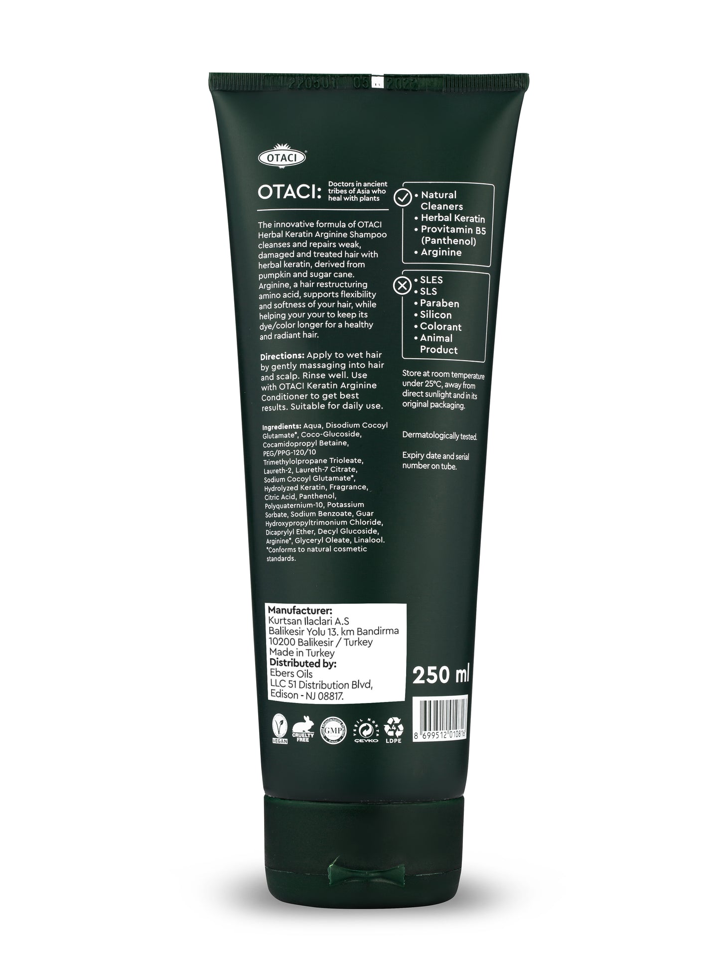 OTACI Herbal Pumpkin Keratin Arginine Shampoo