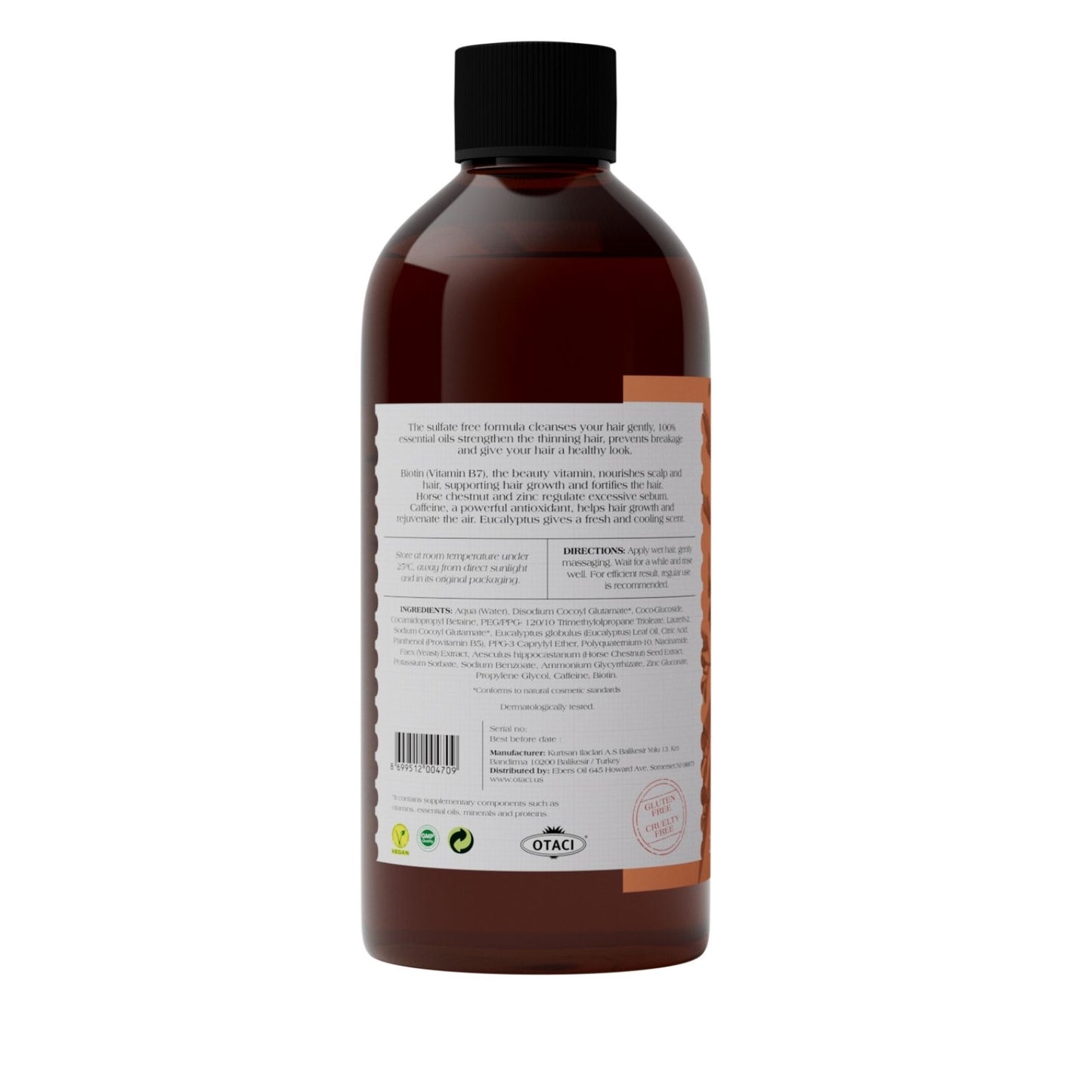 OTACI Lab No:4 Hair Strengthening Shampoo